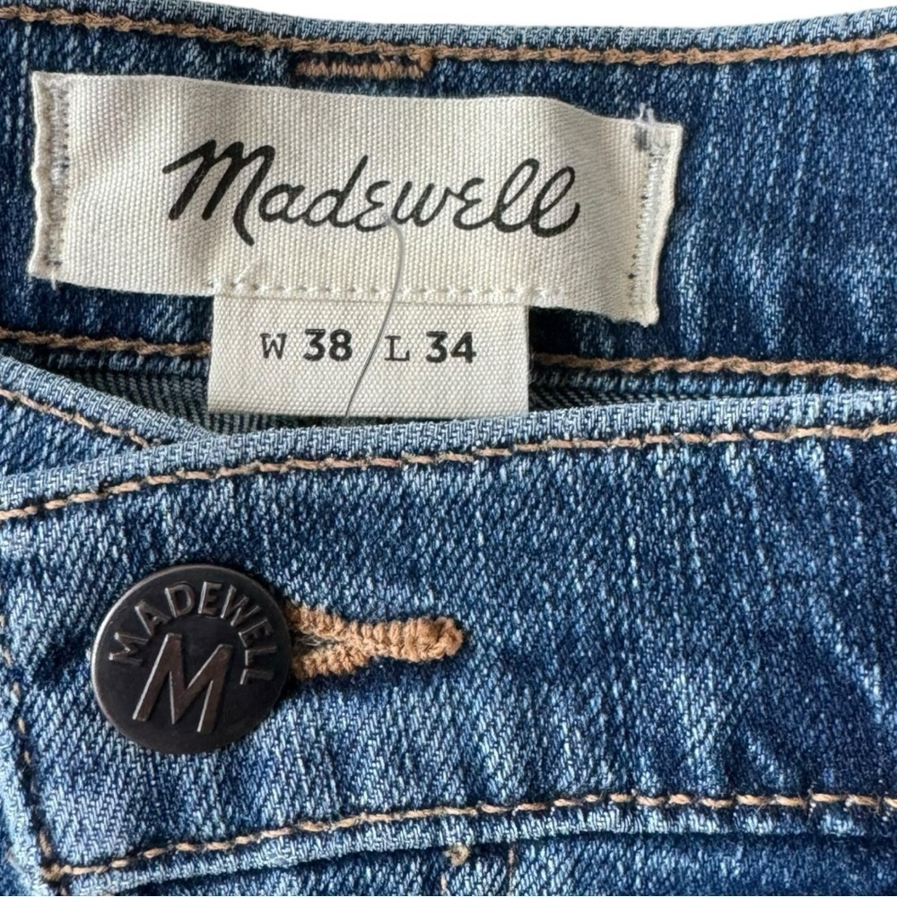 New Straight Everyday Flex Jeans Madewell Size: 38 x 34 - Picture 8 of 11